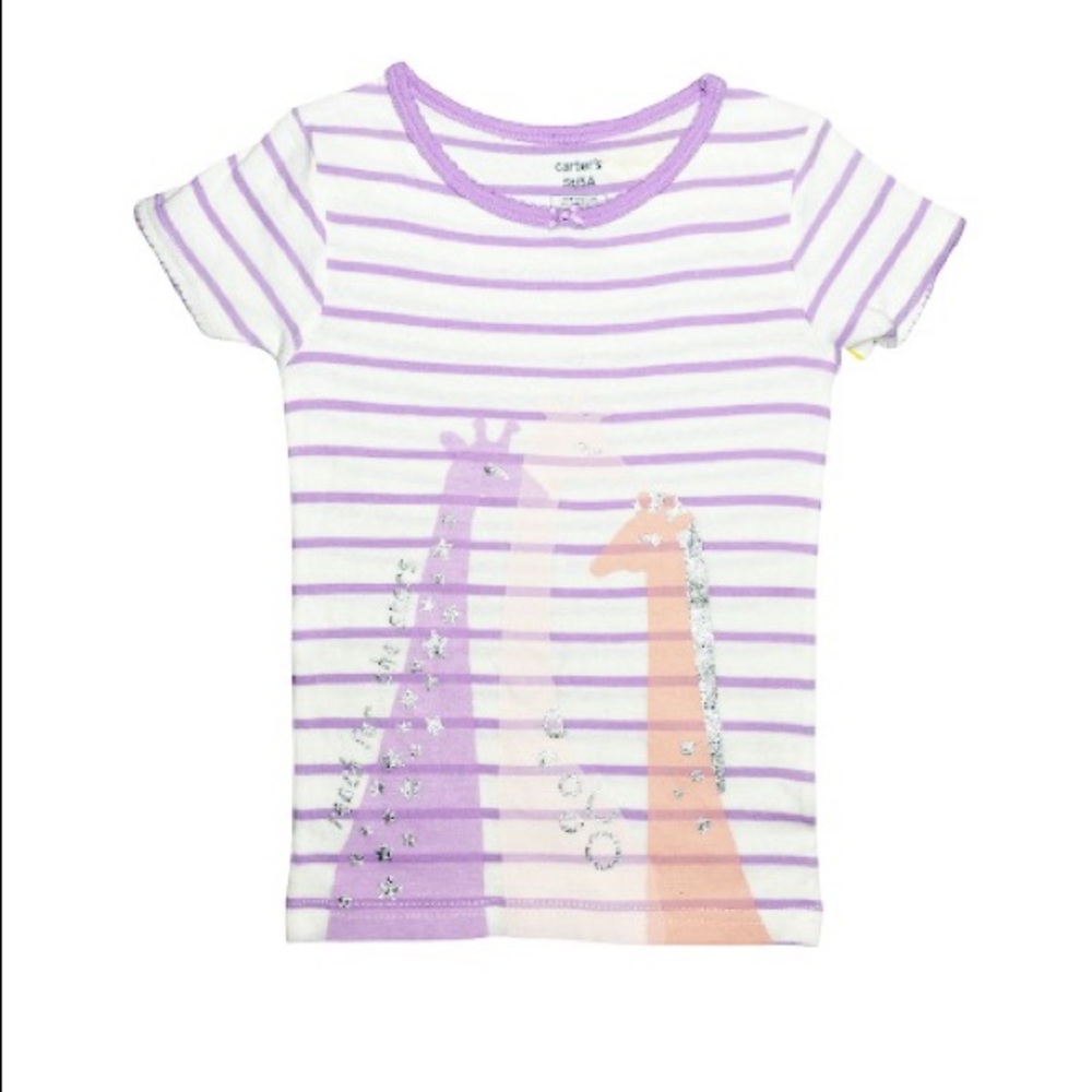 Carter’s Girls Pj Giraffe T-Shirt Size 5T